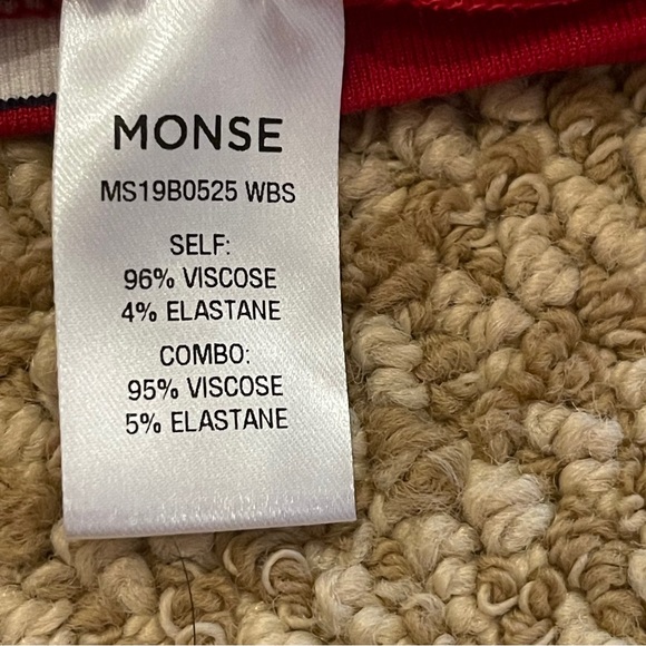 Monse Asymmetrical Rugby Tee XS - Picture 10 of 12